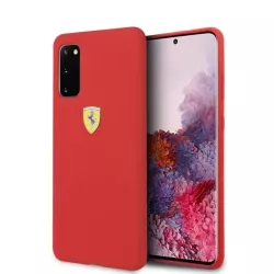   Ferrari keménytok FESSIHCS62RE Samsung Galaxy S20 G980 piros szilikon tok