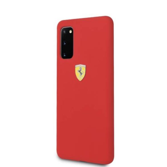 Ferrari keménytok FESSIHCS62RE Samsung Galaxy S20 G980 piros szilikon tok