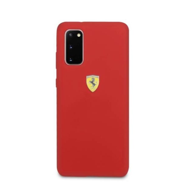 Ferrari keménytok FESSIHCS62RE Samsung Galaxy S20 G980 piros szilikon tok