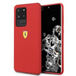   Ferrari keménytok FESSIHCS69RE Samsung Galaxy S20 Ultra G988 piros szilikon tok