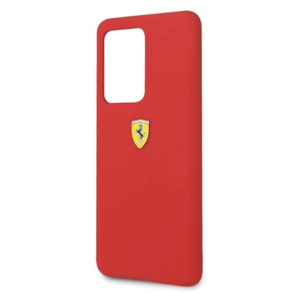 Ferrari keménytok FESSIHCS69RE Samsung Galaxy S20 Ultra G988 piros szilikon tok