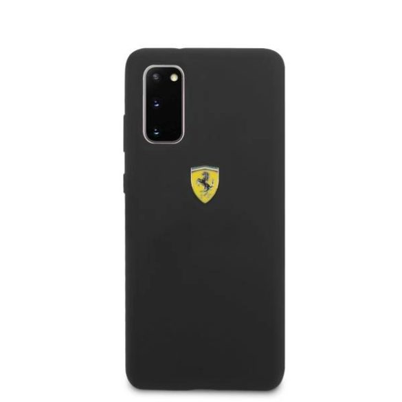 Ferrari keménytok FESSIHCS62BK Samsung Galaxy S20 G980 fekete szilikon