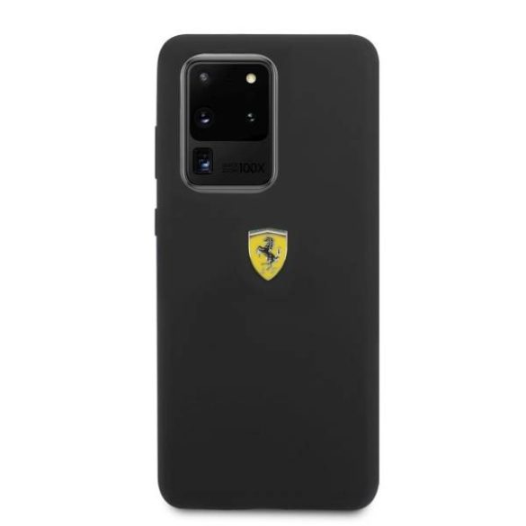 Ferrari keménytok FESSIHCS69BK Samsung Galaxy S20 Ultra G988 fekete szilikon