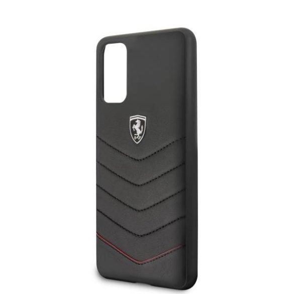 Ferrari keménytok FEHQUHCS62BK Samsung Galaxy S20 G980 fekete Heritage tok