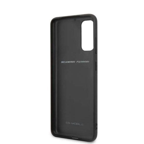 Ferrari keménytok FEHQUHCS62BK Samsung Galaxy S20 G980 fekete Heritage tok