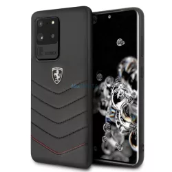   Ferrari keménytok FEHQUHCS69BK Samsung Galaxy S20 Ultra G988 fekete Heritage tok 