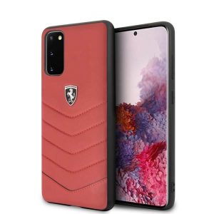 Ferrari keménytok FEHQUHCS62RE Samsung Galaxy S20 G980 piros Heritage tok