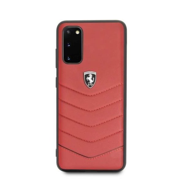 Ferrari keménytok FEHQUHCS62RE Samsung Galaxy S20 G980 piros Heritage tok