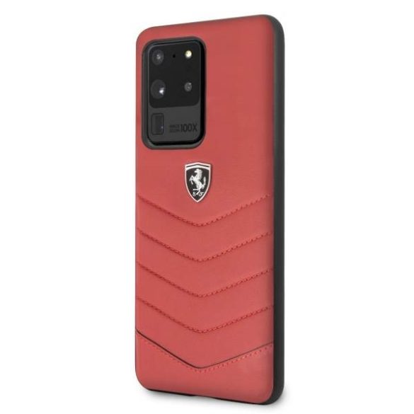 Ferrari keménytok FEHQUHCS69RE Samsung Galaxy S20 Ultra G988 piros Heritage tok