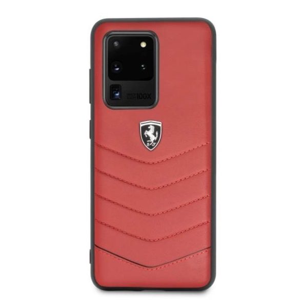 Ferrari keménytok FEHQUHCS69RE Samsung Galaxy S20 Ultra G988 piros Heritage tok