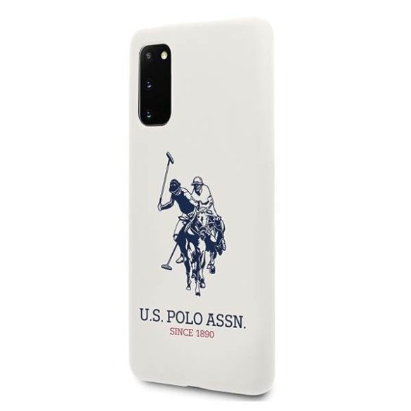 US Polo USHCS62SLHRWHH Samsung Galaxy S20 G980 fehér Silicone Collection tok