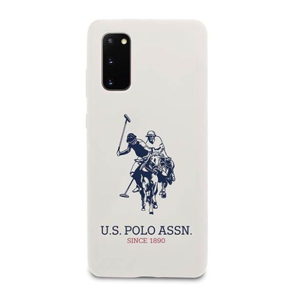 US Polo USHCS62SLHRWHH Samsung Galaxy S20 G980 fehér Silicone Collection tok