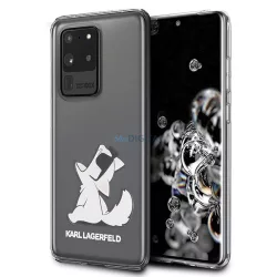   Karl Lagerfeld KLHCS69CFNRC Samsung Galaxy S20 Ultra G988 átlátszó Choupette Fun tok