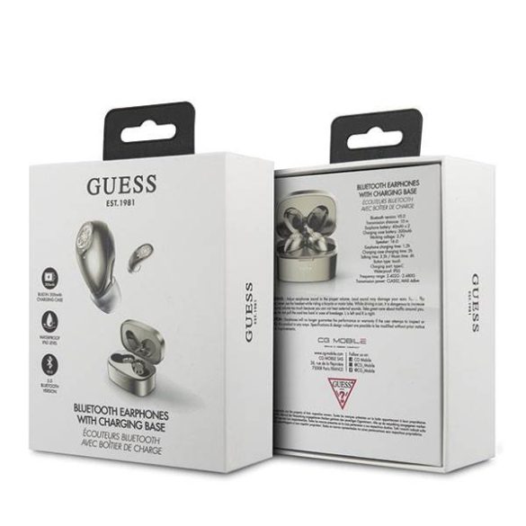 Guess Bluetooth fülhallgató GUTWSJL4GGO TWS + dokkolóállomás arany 4G