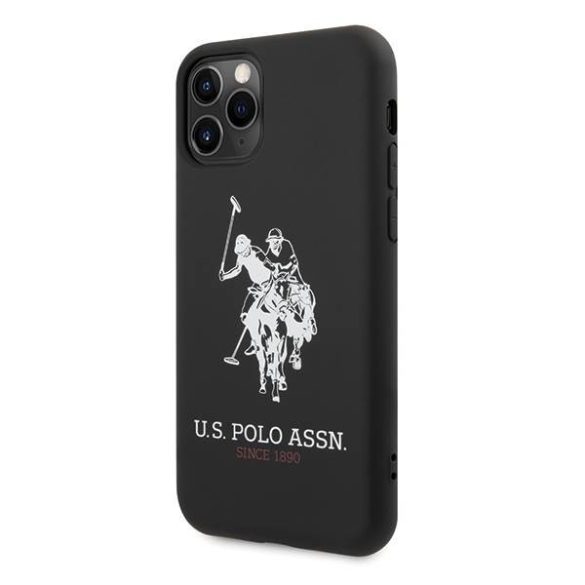 US Polo USHCN65SLHRBK iPhone 11 Pro Max fekete Silicone Collection tok