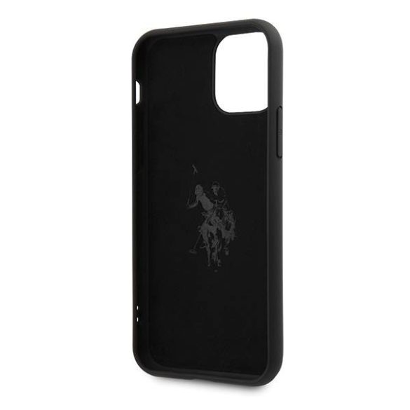 US Polo USHCN65SLHRBK iPhone 11 Pro Max fekete Silicone Collection tok