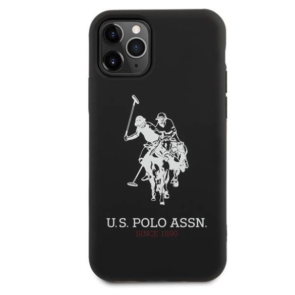 US Polo USHCN65SLHRBK iPhone 11 Pro Max fekete Silicone Collection tok