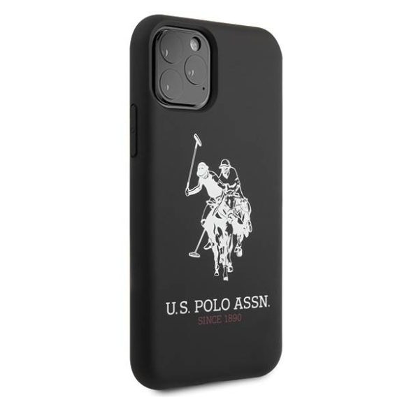 US Polo USHCN65SLHRBK iPhone 11 Pro Max fekete Silicone Collection tok