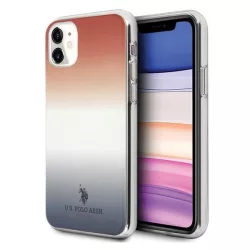   US Polo USHCN61TRDGRB iPhone 11 kék és piros Gradient Pattern Collection tok