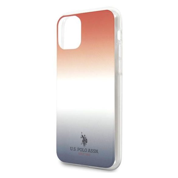 US Polo USHCN61TRDGRB iPhone 11 kék és piros Gradient Pattern Collection tok