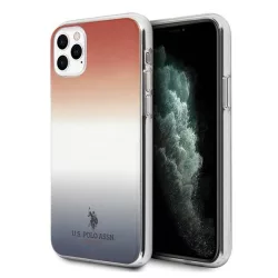   US Polo USHCN65TRDGRB iPhone 11 Pro Max kék és piros Gradient Pattern Collection tok