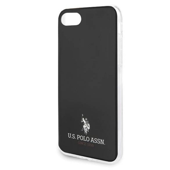 US Polo USHCI8TPUBK iPhone 7/8/SE 2020 / SE 2022 fekete fényes tok