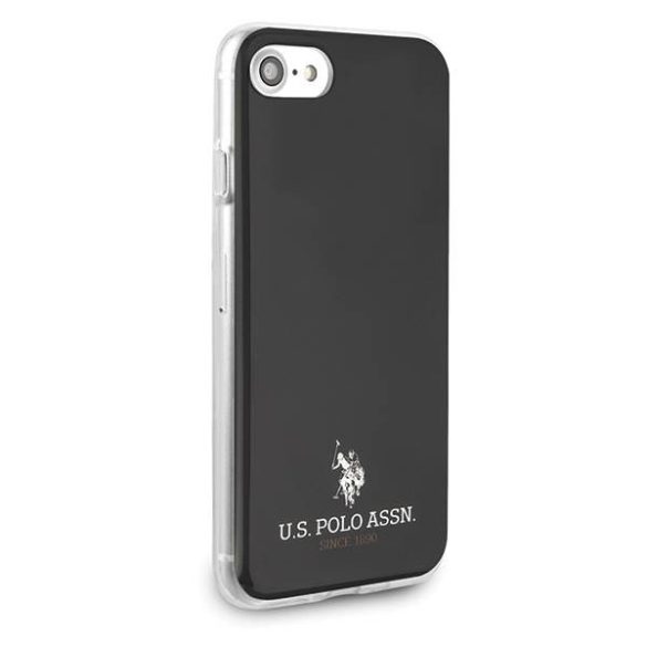 US Polo USHCI8TPUBK iPhone 7/8/SE 2020 / SE 2022 fekete fényes tok