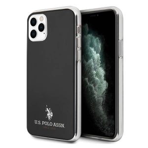 US Polo USHCN58TPUBK iPhone 11 Pro fekete fényes tok