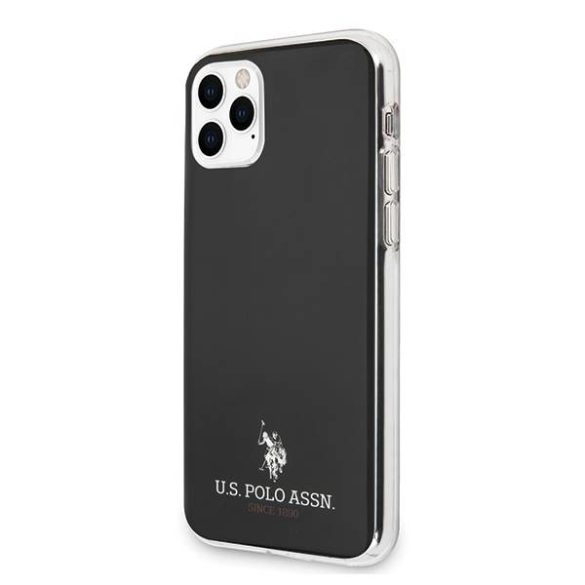 US Polo USHCN58TPUBK iPhone 11 Pro fekete fényes tok