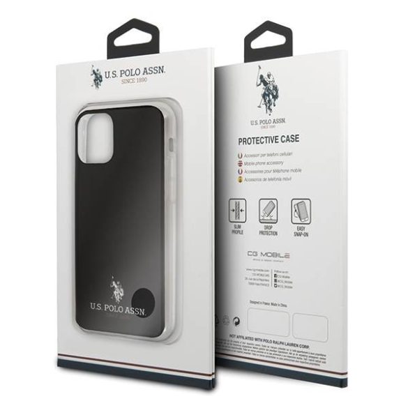 US Polo USHCN58TPUBK iPhone 11 Pro fekete fényes tok