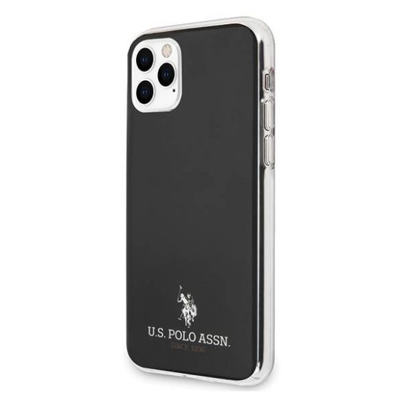 US Polo USHCN65TPUBK iPhone 11 Pro Max fekete fényes tok