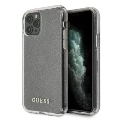   Guess GUHCN65PCGLSI iPhone 11 Pro Max ezüst csillogós keménytok