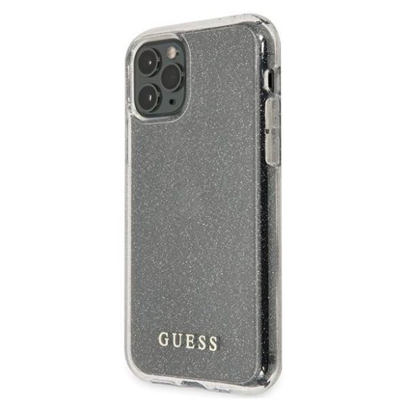 Guess GUHCN58PCGLSI iPhone 11 Pro ezüst csillogós keménytok