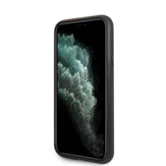 Karl Lagerfeld KLHCN58CRKBK iPhone 11 Pro keménytok fekete Croco