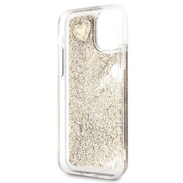 Guess GUOHCN61GLHFLGO iPhone 11 6,1" / Xr arany Glitter Charms keménytok