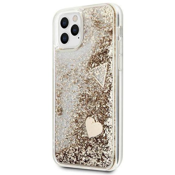 Guess GUOHCN58GLHFLGO iPhone 11 Pro arany Glitter Charms keménytok