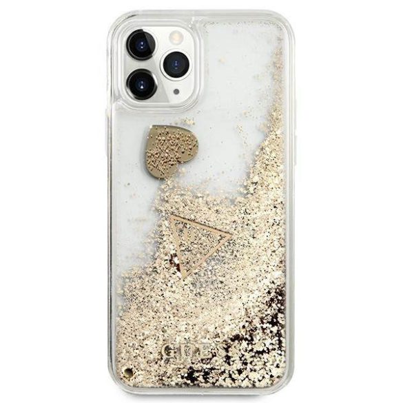 Guess GUOHCN58GLHFLGO iPhone 11 Pro arany Glitter Charms keménytok