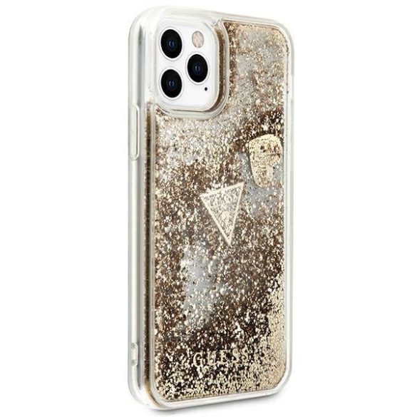 Guess GUOHCN58GLHFLGO iPhone 11 Pro arany Glitter Charms keménytok