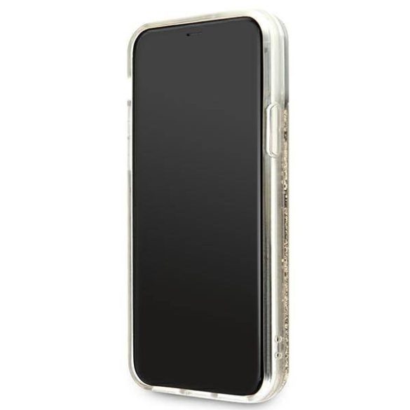 Guess GUOHCN58GLHFLGO iPhone 11 Pro arany Glitter Charms keménytok