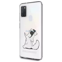   Karl Lagerfeld KLHCM21CFNRC M21 M215 átlátszó Choupette Fun keménytok