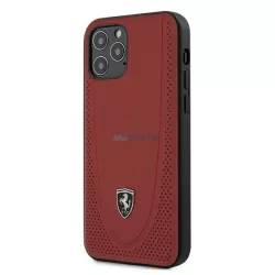   Ferrari FEOGOHCP12MRE iPhone 12/12 Pro 6,1" piros Off Track perforált keménytok