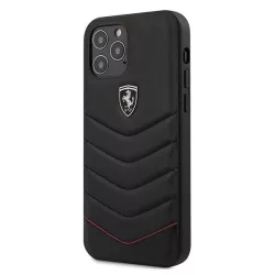   Ferrari FEHQUHCP12MBK iPhone 12/12 Pro 6,1" fekete Off Track steppelt keménytok