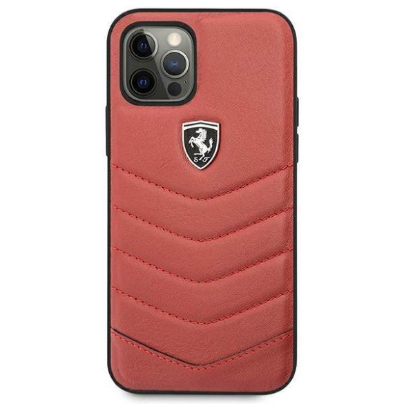 Ferrari FEHQUHCP12MRE iPhone 12/12 Pro piros Off Track steppelt keménytok