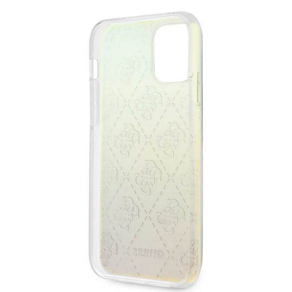 Guess GUHCP12M3D4GIRBL iPhone 12/12 Pro 6,1" opálos/irizáló 4G 3D Pattern Collection keménytok