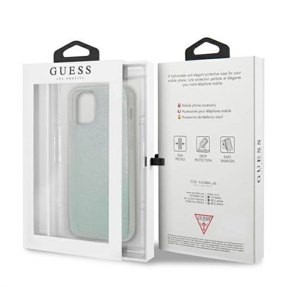 Guess GUHCP12L3D4GIRBL iPhone 12 Pro Max 6,7" opálos/irizáló 4G 3D Pattern Collection keménytok