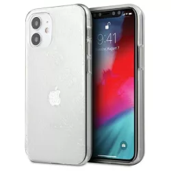   Guess GUHCP12S3D4GTR iPhone 12 mini 5,4" átlátszó 4G 3D Pattern Collection keménytok
