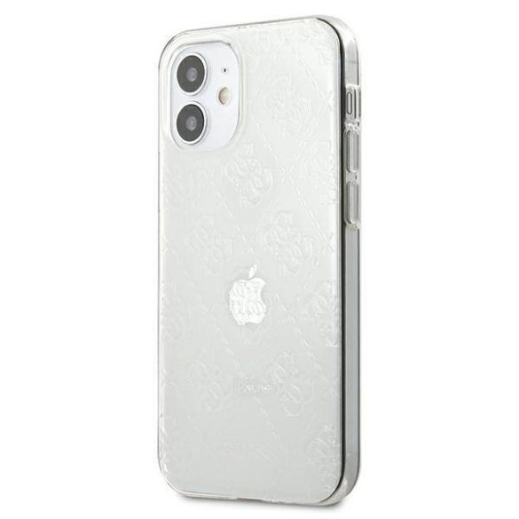 Guess GUHCP12S3D4GTR iPhone 12 mini 5,4" átlátszó 4G 3D Pattern Collection keménytok