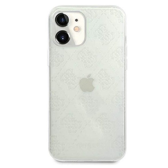 Guess GUHCP12S3D4GTR iPhone 12 mini 5,4" átlátszó 4G 3D Pattern Collection keménytok