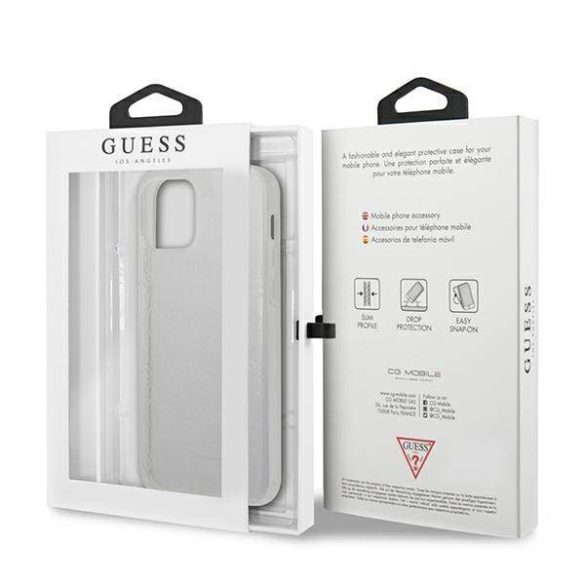 Guess GUHCP12L3D4GTR iPhone 12 Pro Max 6,7" átlátszó 4G 3D Pattern Collection keménytok