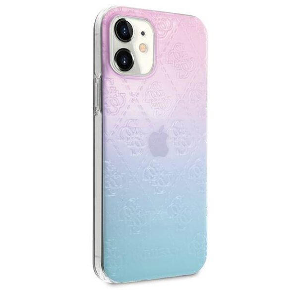 Guess GUHCP12S3D4GGBP iPhone 12 mini 5,4" kék / rózsaszín 4G 3D Pattern Collection keménytok